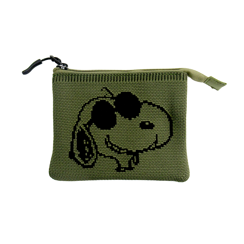 PEANUTS ニットポーチ ジョー・クール KH